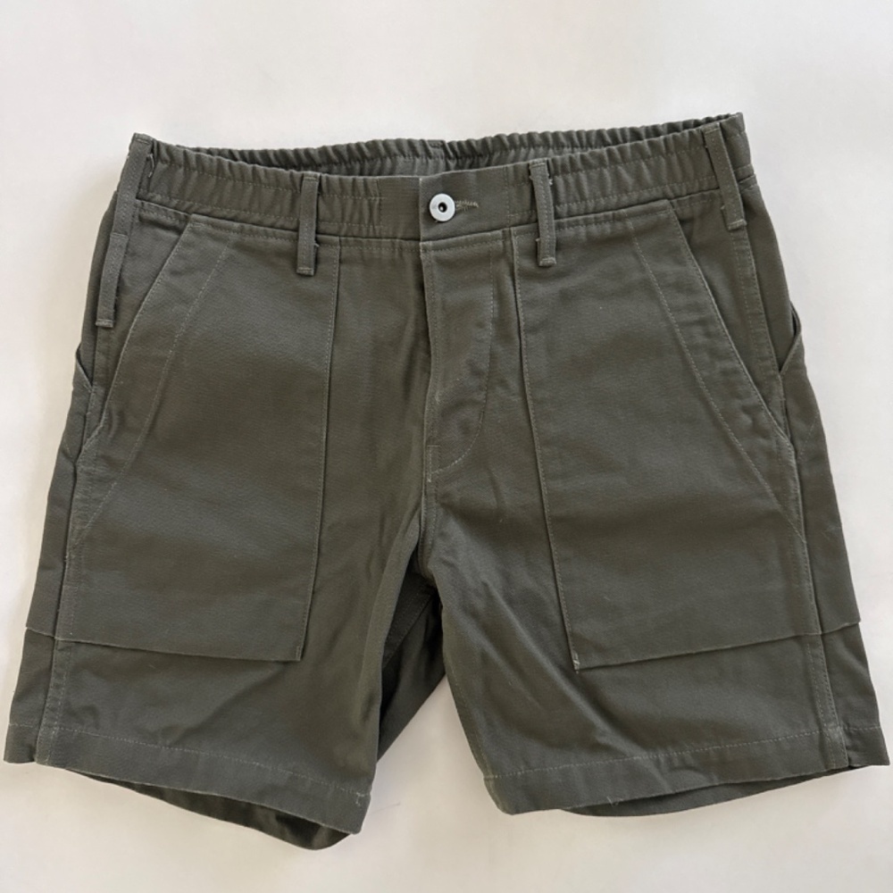 Rogue Territory Olive Green Utility Shorts – Made in USA – 32W
